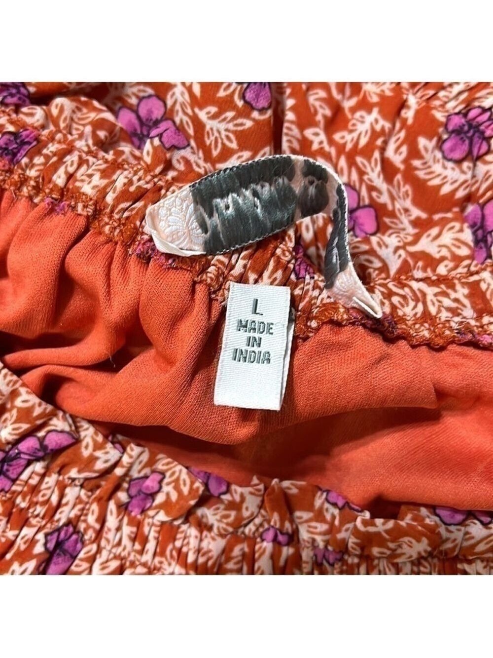Harlow & Rose MIDI Long-Sleeve Dress Women’s Large, Bohemian Style, Fully Lined - Picture 9 of 9